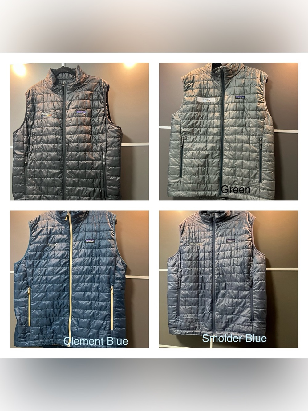 Patagonia Men’s Nano Puff Embroidery Vest XLarge